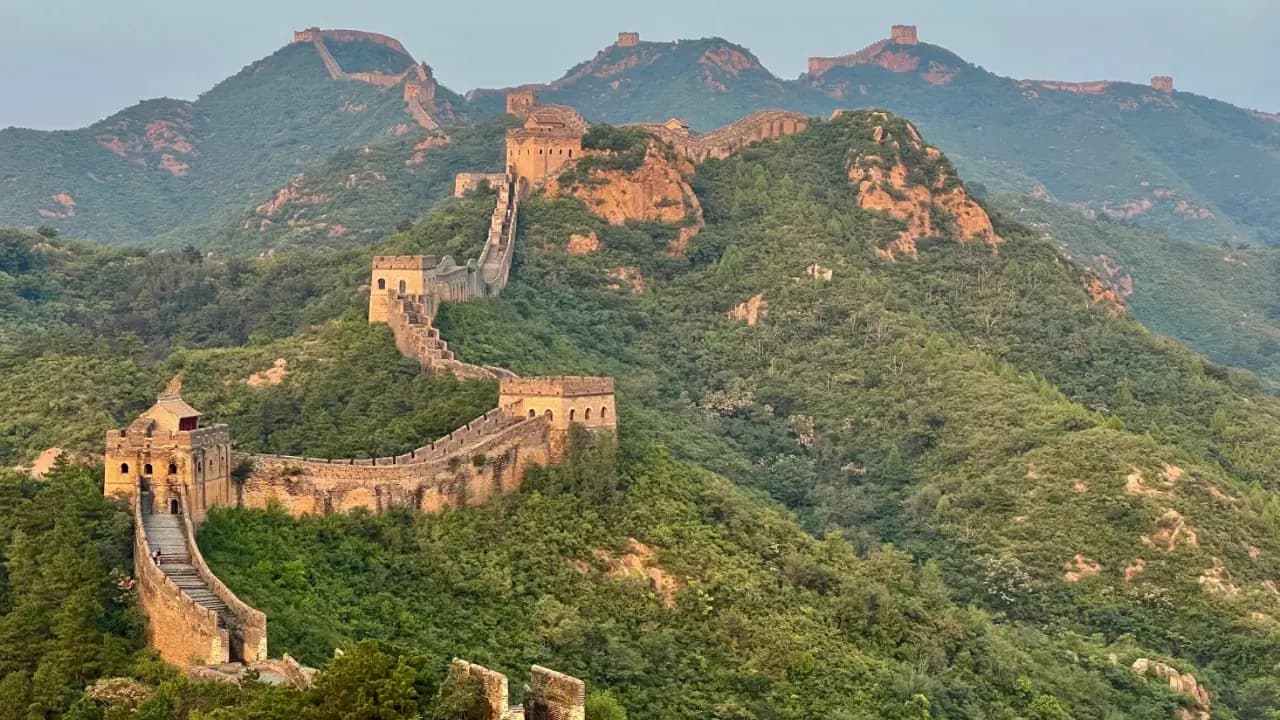 Cable car at Mutianyu Great Wall section