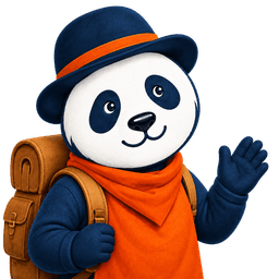 Leon the panda says hi