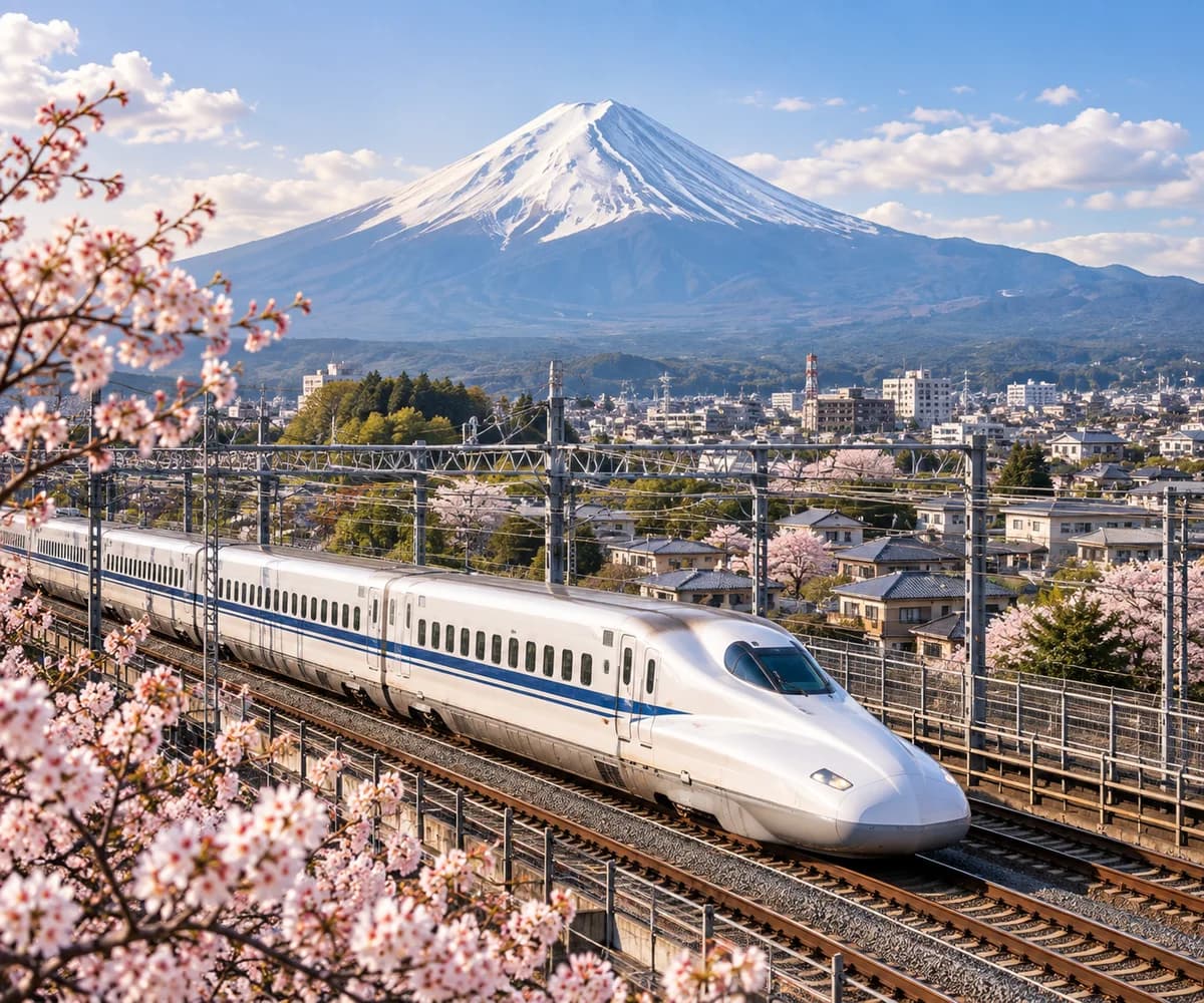 A rail journey through Japan