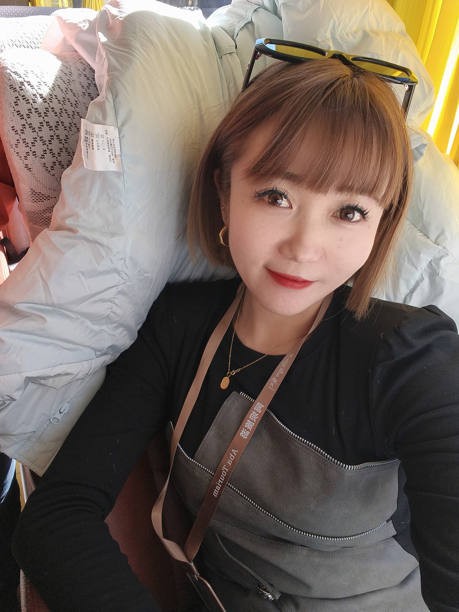 Youqin Wu, an English-speaking local guide in Sichuan